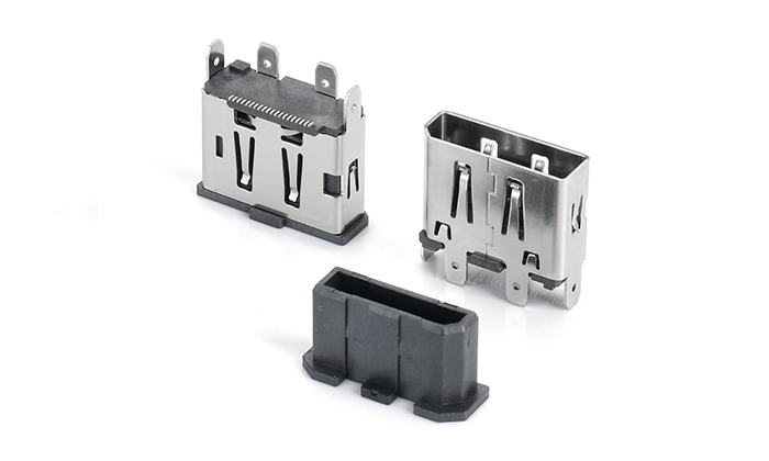 DP 180-Degree SMT Connector, Steel Shell, Height 13.0mm DTF20V-11AN-48R0