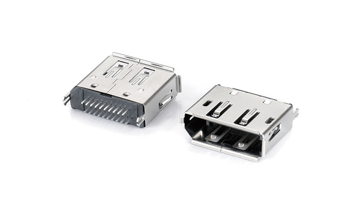 DP 180-Degree DIP Receptacle, Copper Shell with Two Forked Leads DTF20T-11BN-28P0