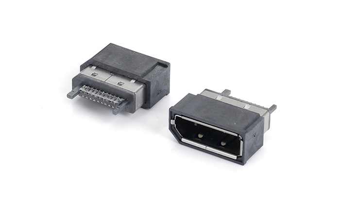 DP 180-Degree Wire-Weld Type Receptacle, Tin-Plated Steel Shell with Sheath DTF20S-11SN-28P0