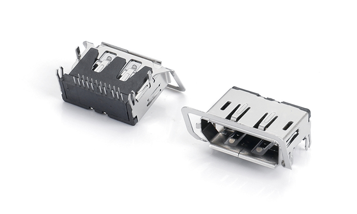 DP DIP Steel Shell with Forked Leads, without Standoff and with Spring Tab DSF20L-11AN-78P0