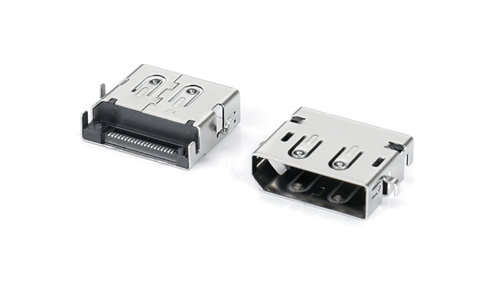 Flush-Mount DP SMT Receptacle, 304 Stainless Steel Shell without Flange, Height 1.2mm DUF20U-11AN-28R0