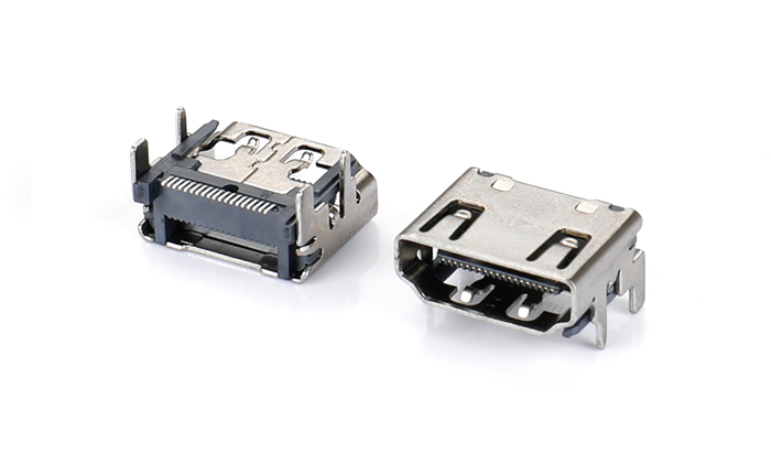 HDMI® AF SMT, Nickel-Plated Steel Shell HAF19U-11SN-98R0