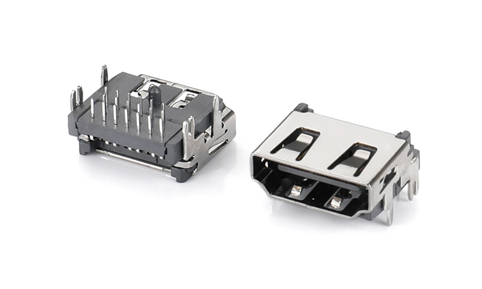 HDMI® AF Three-Row DIP, Forked Leads with Standoff HAF19L-11BN-51P0