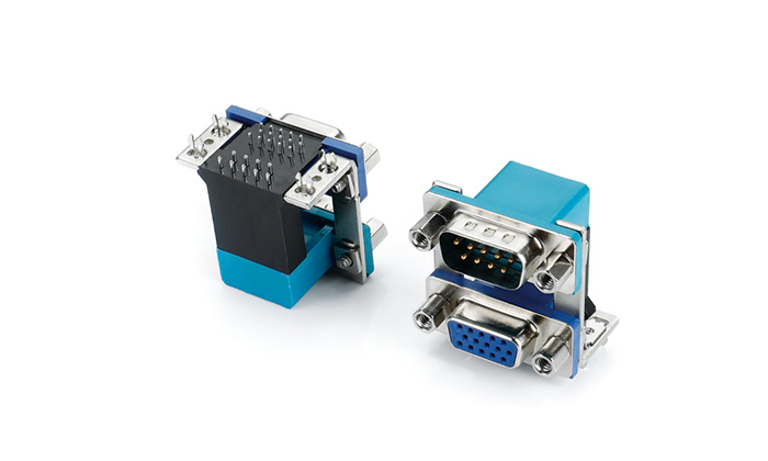 9 Male (Green) + 15 Female (Blue) (5.08mm Pitch), Rivet Lock, 5.8mm Steel DKA24L-26SN-A81P0