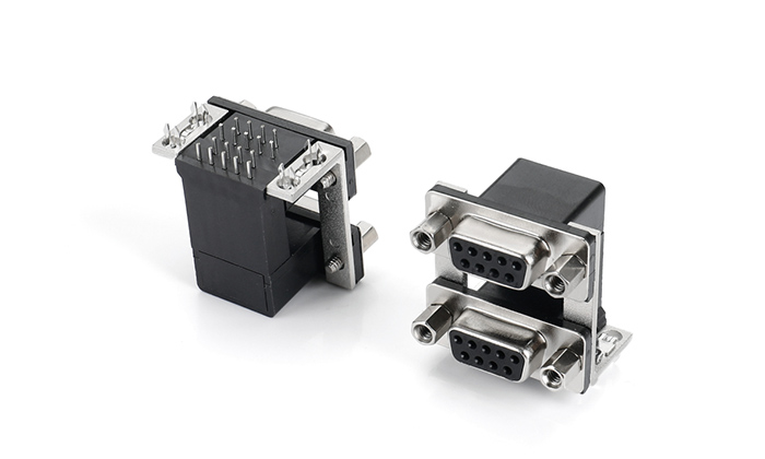 9 Female + 9 Female (19.05mm Pitch), Rivet Lock, 5.8mm Steel DJF18L-21SN-B41P0