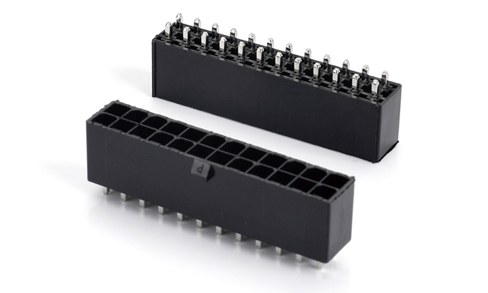 ATX Power 2x12 180-Degree Solid Pin APF24T-1100-1TP3