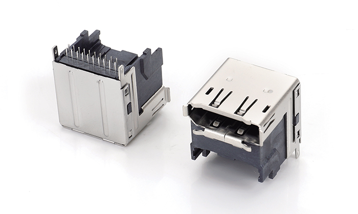 DP+HDMI 90-Degree DIP, Lower Vacant Space PHC20L-11AN-61P0